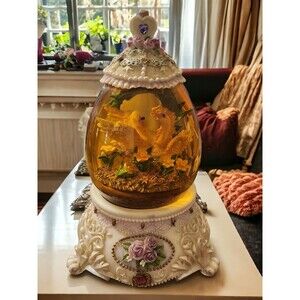 San Fransisco, Two Swans Frolicking, Musical Snow Globe, Purple Charms, Roses